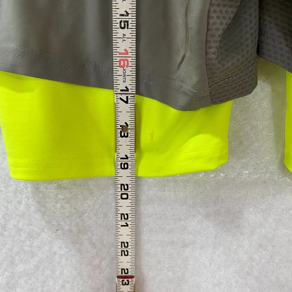 Qualidyne Men's Shorts Gray Green Men's Large Lightweight Exercise Active Wear - Picture 4 of 10